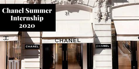 chanel summer internship 2024|chanel careers.